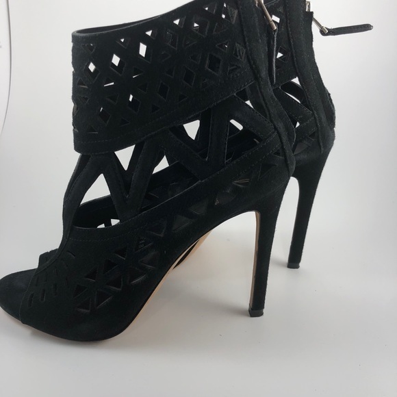 B Brian Atwood | Levens Suede Cutout Sandal~7 - Picture 9 of 13